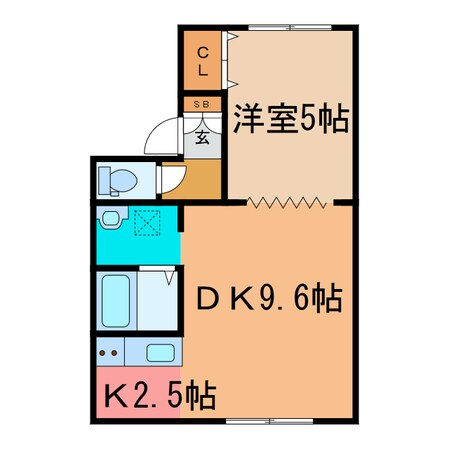 ﾊﾟﾘｴ175の物件間取画像